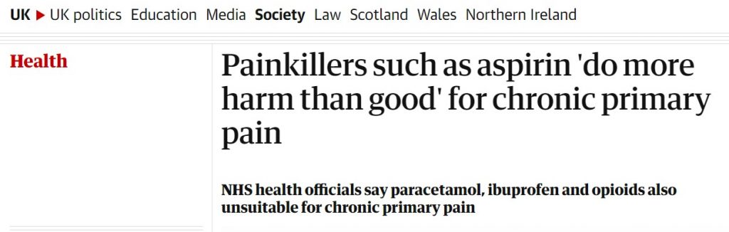 chronic pain, panadol, ibuprofen, nsaid