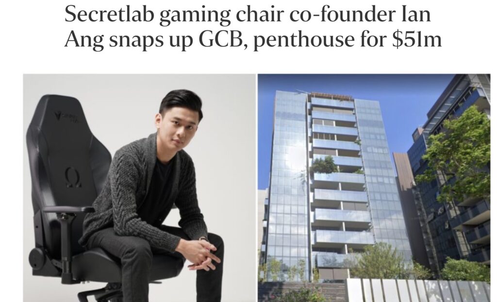 secretlab, ian ang, penthouse singapore