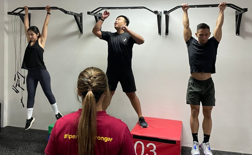 pull ups, square one active recovery gym