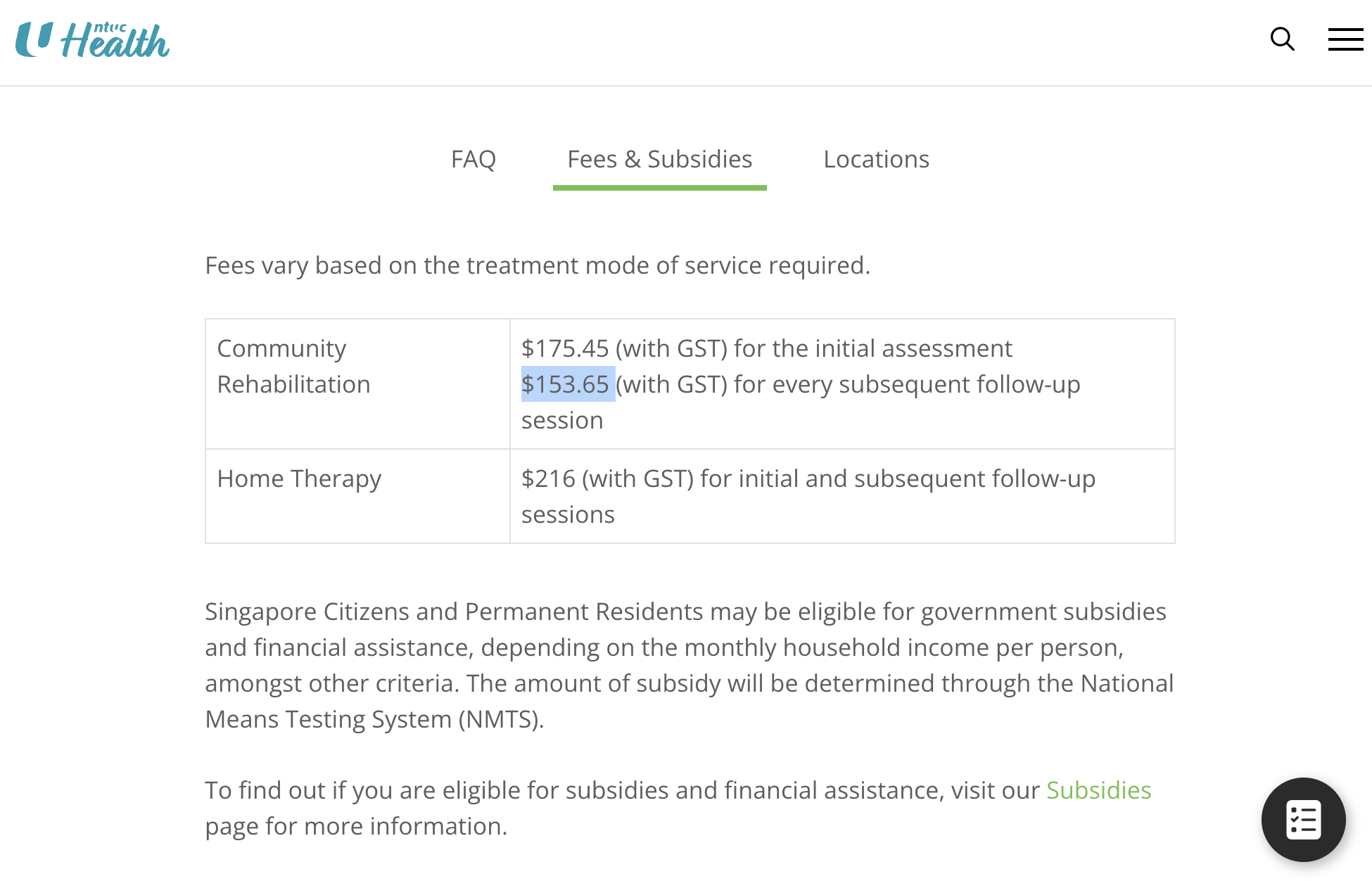 ntuc-physiotherapy-rehabilitation-price - Square One Active Recovery ntuc physiotherapy price, rehabilitation singapore